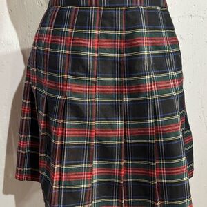 Urban Outfitters Black and Red Mini A-Line Skirt